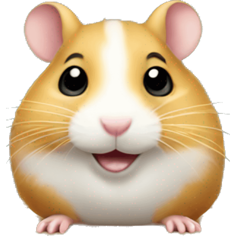 hamster with school board emoji