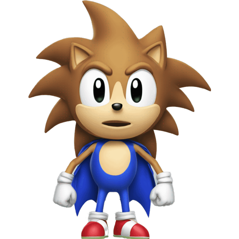 Sonic qui rigole emoji