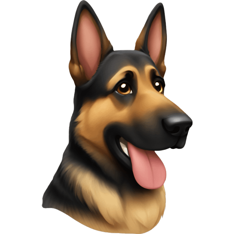 German shepherd  emoji