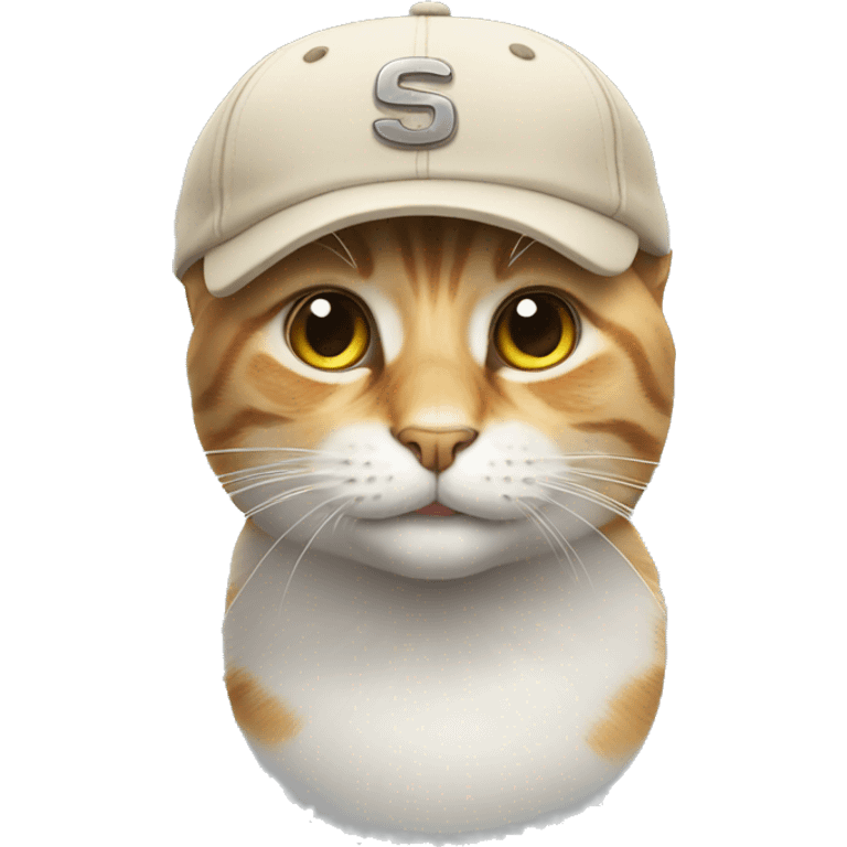 Cat with a cap emoji