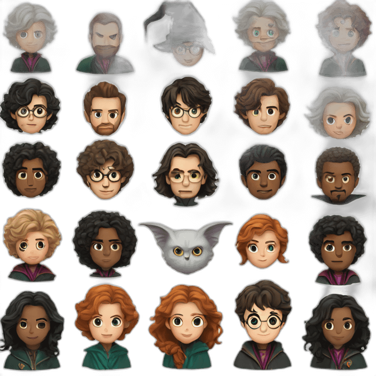 docter strange and harry potter emoji