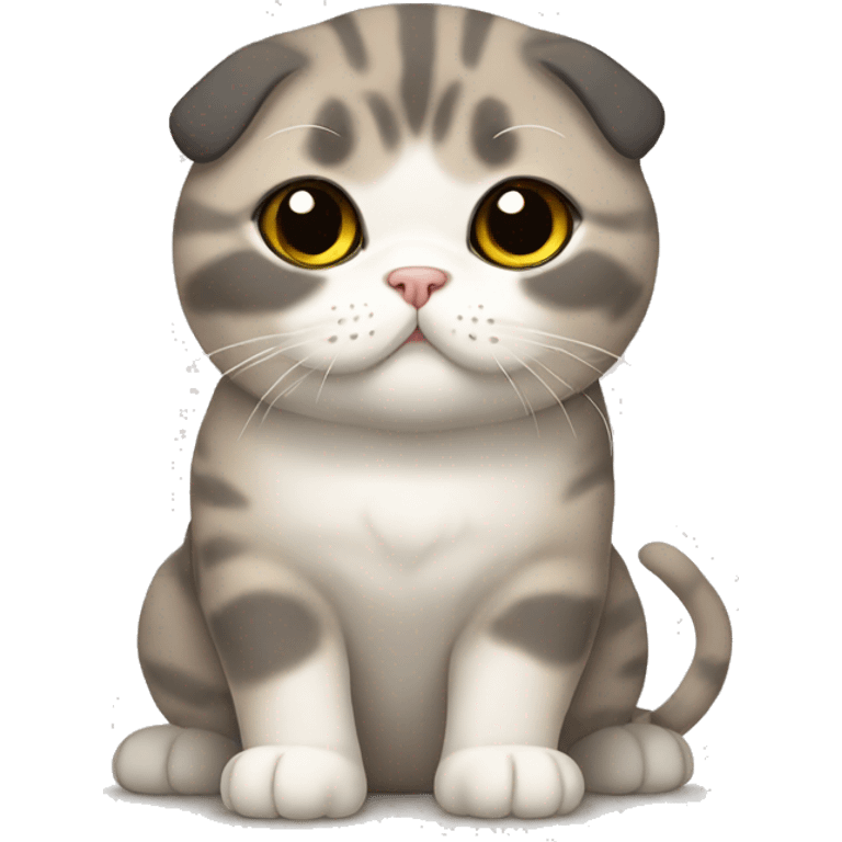 Scottish fold emoji