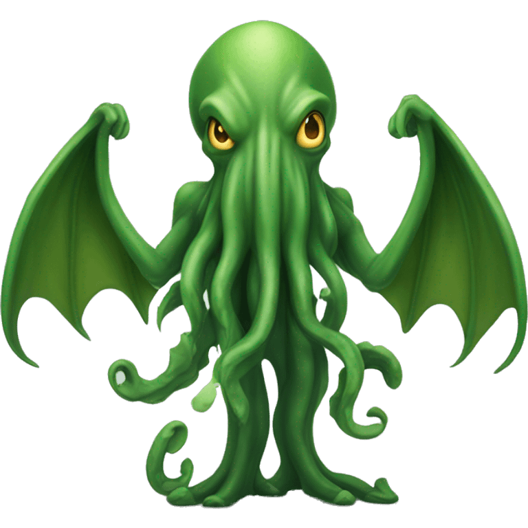 Cthulhu posing T-pose emoji