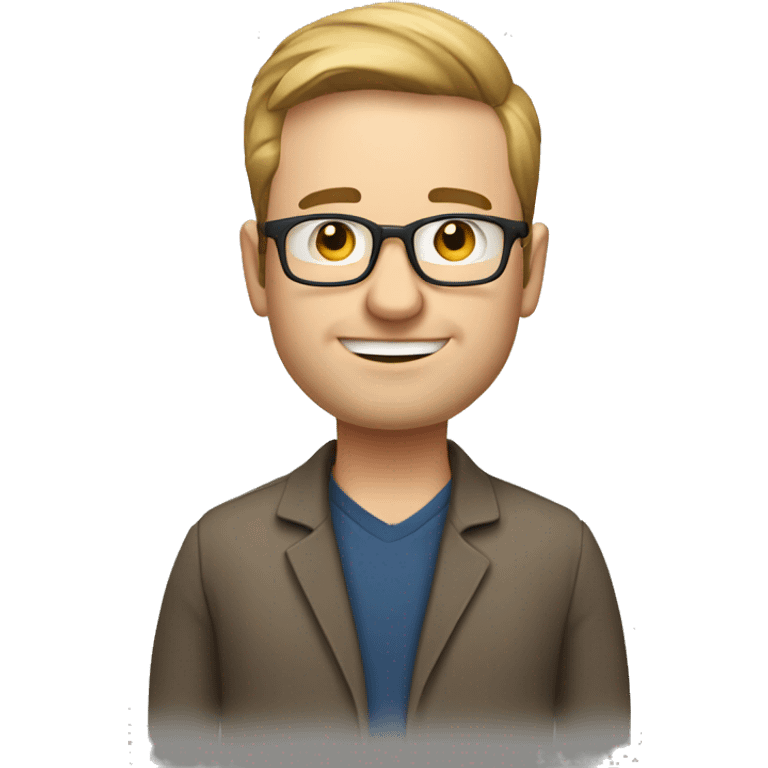 seo specialist and founder, white guy, and middle age emoji