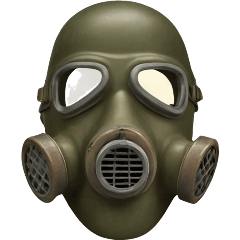 ww2 german gaz mask with filter emoji