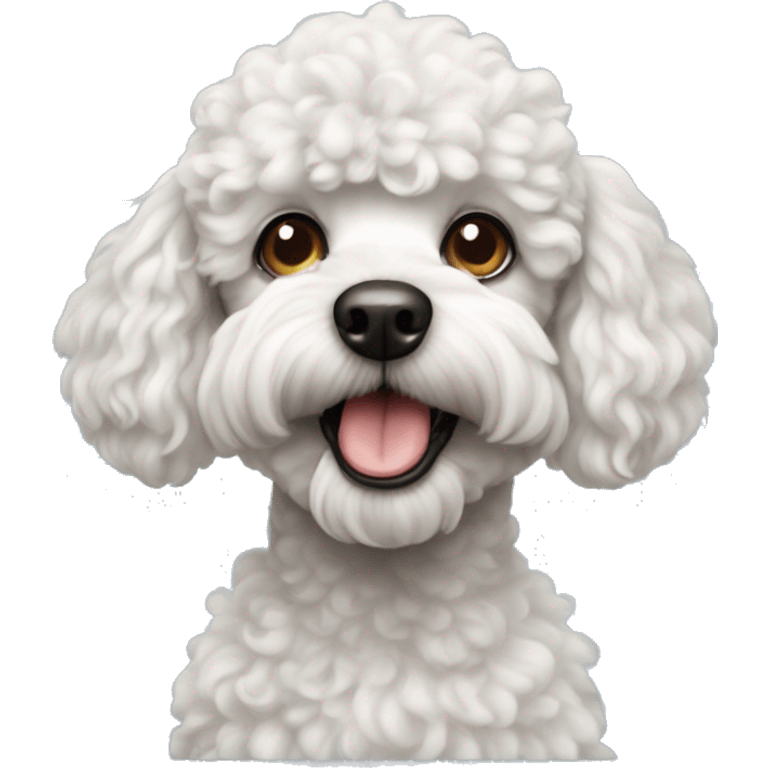 Dog poodle  emoji