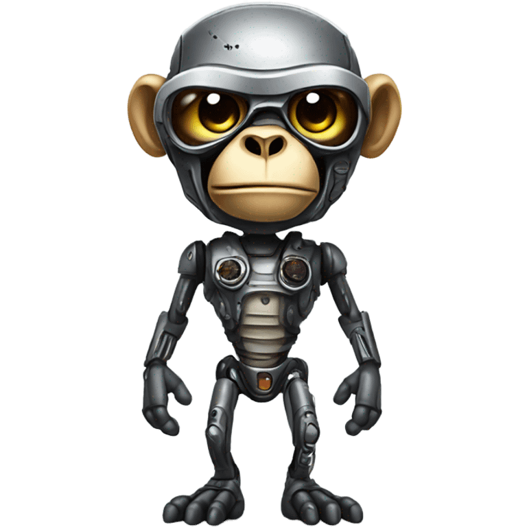 Terminator Robot Monkey emoji