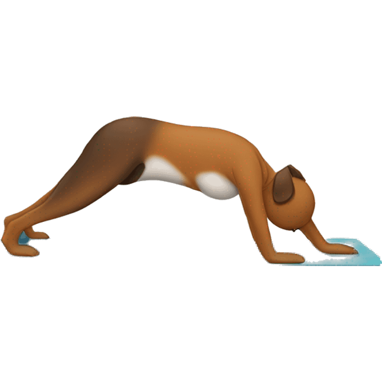 downward facing dog emoji