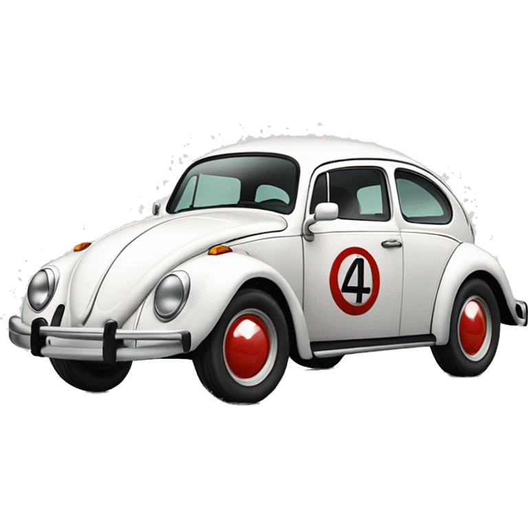 Volkswagen “Herbie Rides Again” themed Bug emoji