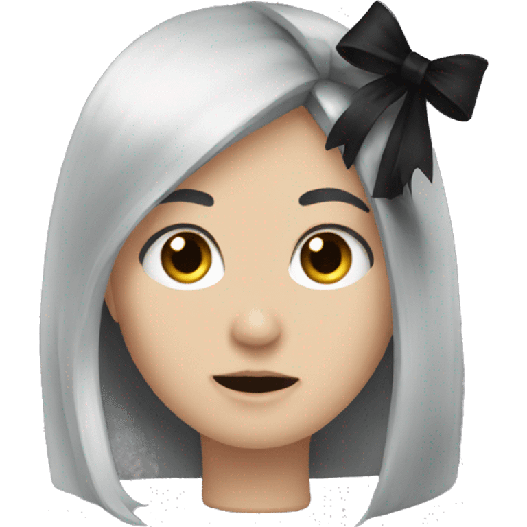 Goth Bow emoji