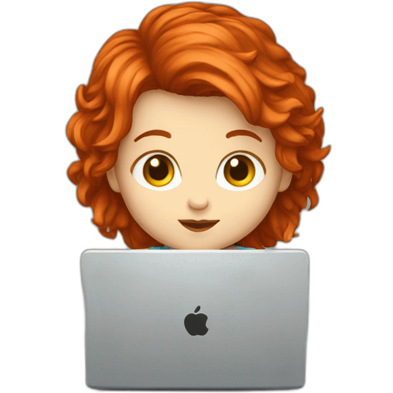 coder-redhair-baby-taking-laptop emoji