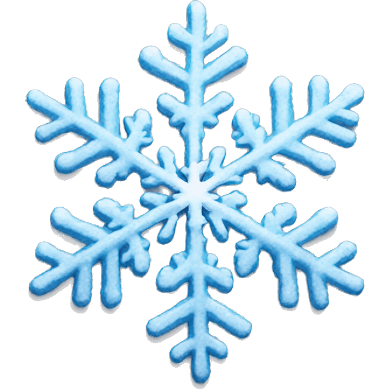 Perfect Snowflake emoji