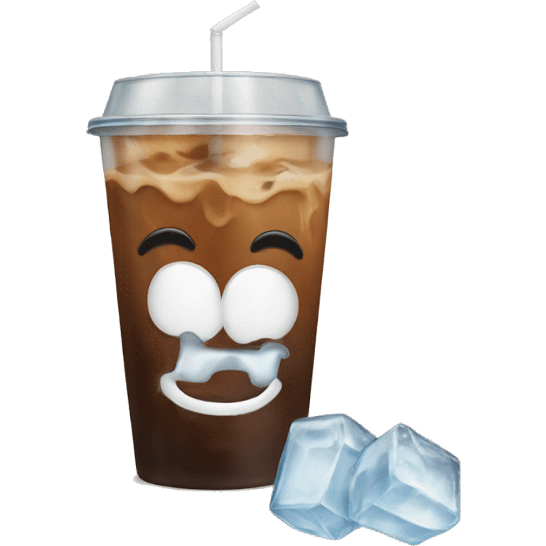 Iced coffee emoji