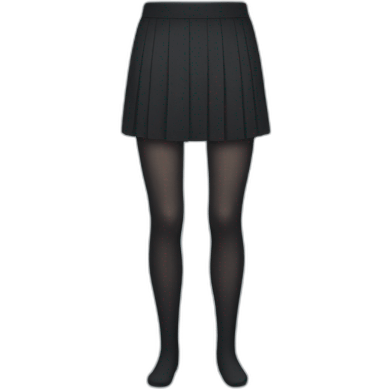 tights and skirt emoji