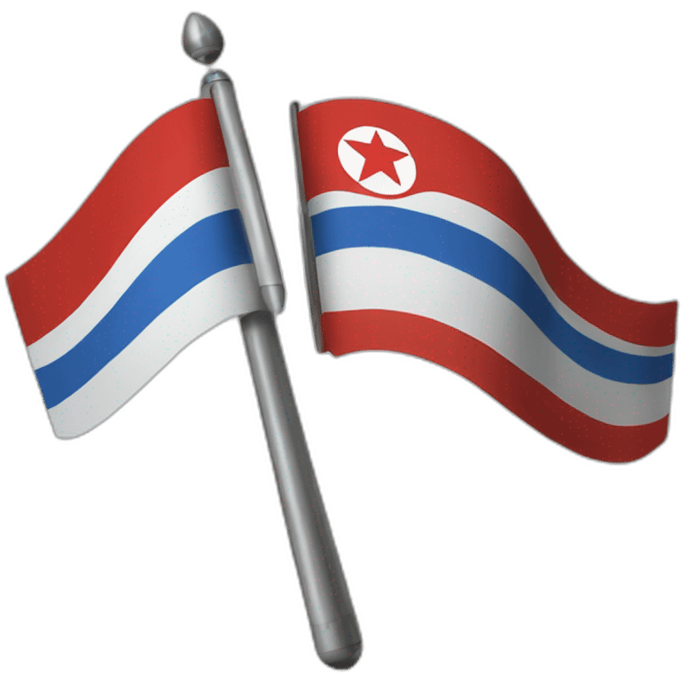 ICBM North Korean flag emoji