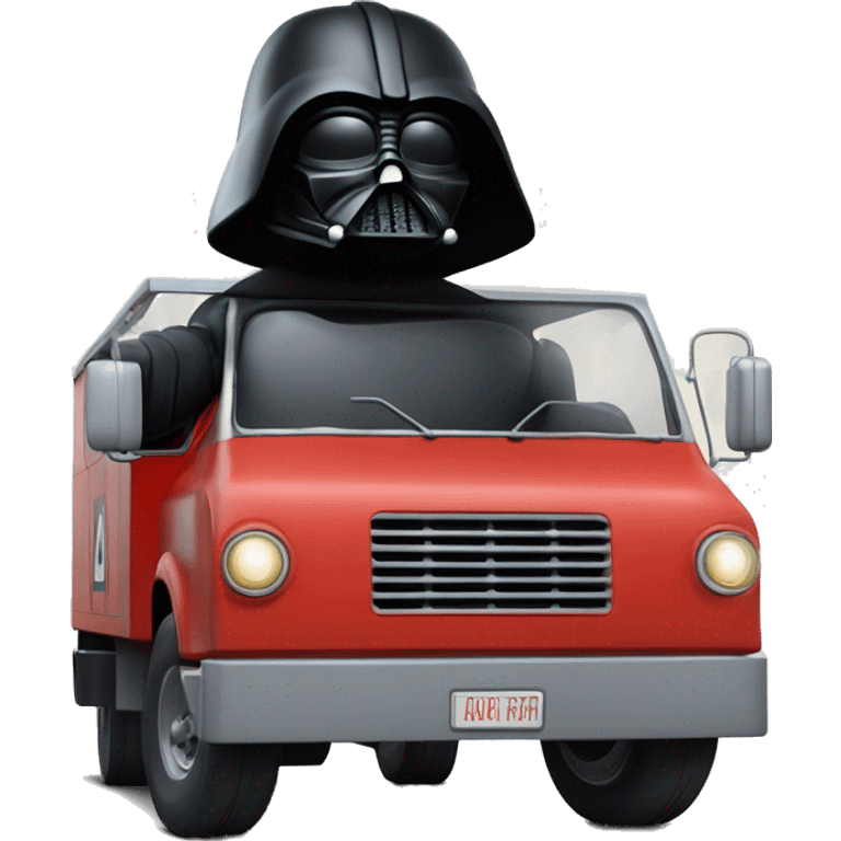 1970 Darth Vader Grumman mail truck emoji