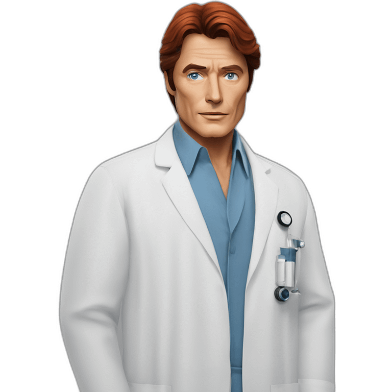 Alain delon blue eyes red hair space surgeon emoji