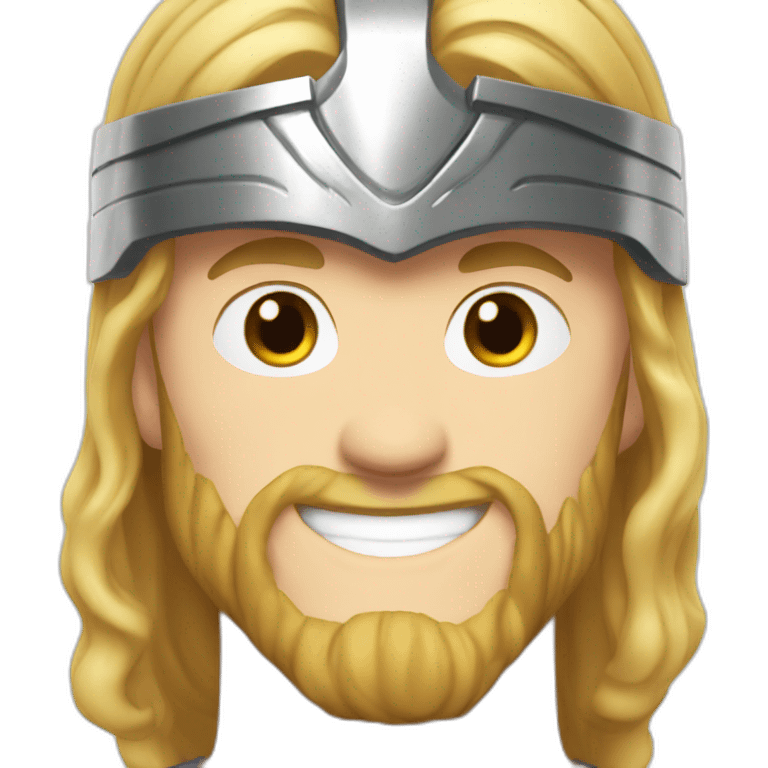 Marvel thor smiling emoji