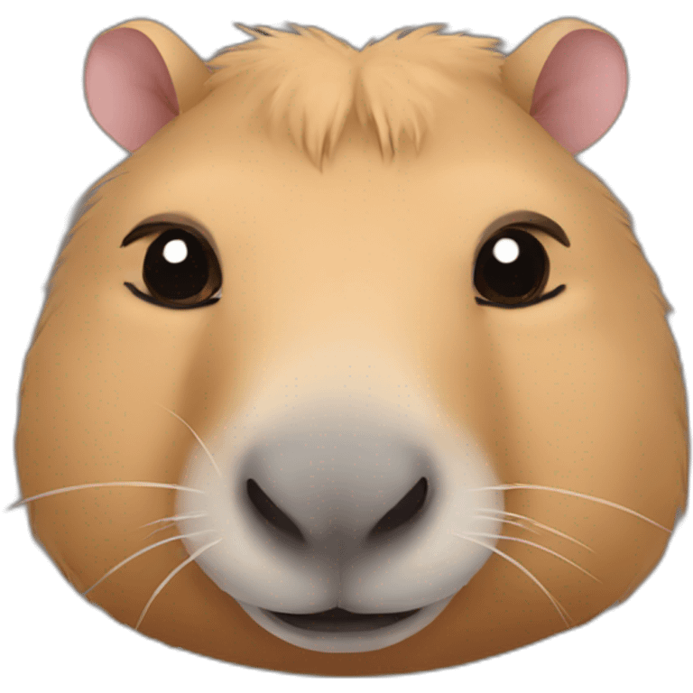 Sleep capybara  emoji