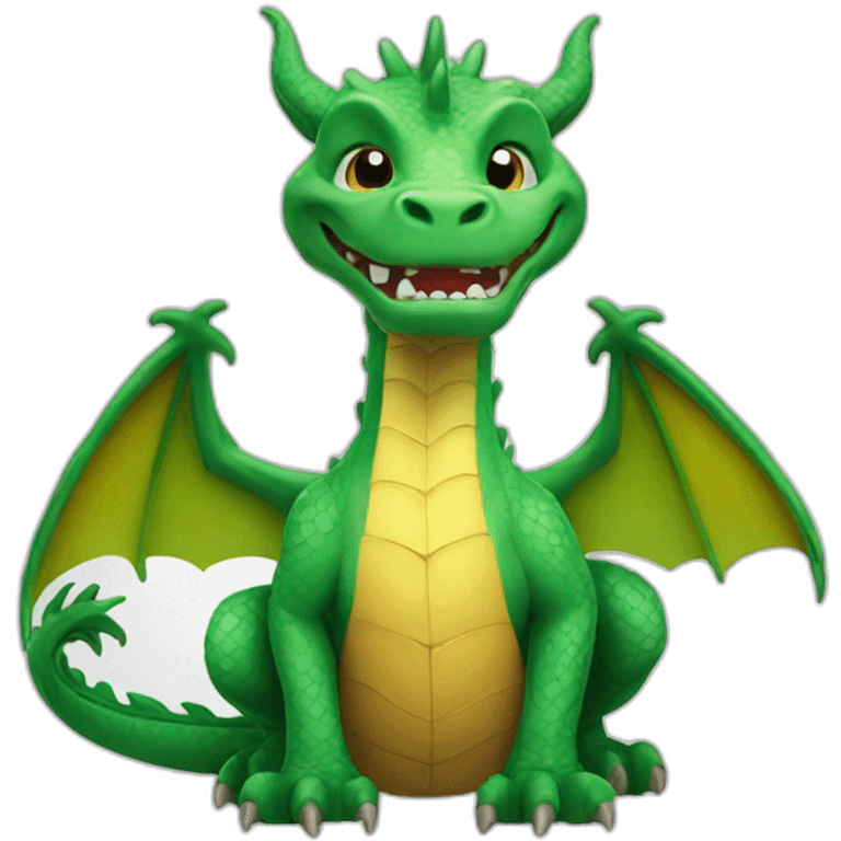 Un dragon emoji