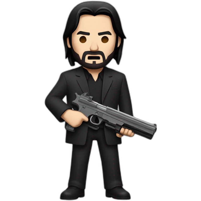 JOHN WICK HOLD GUN emoji