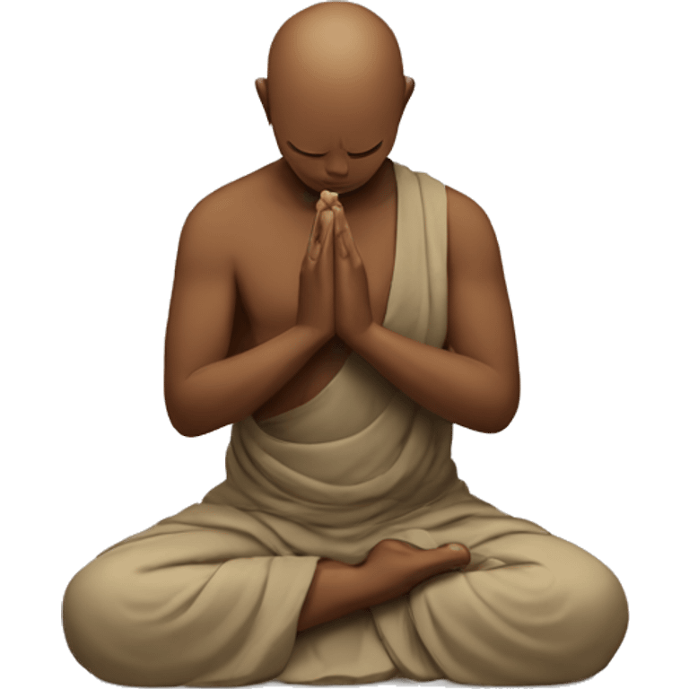 buddhist praying pose emoji