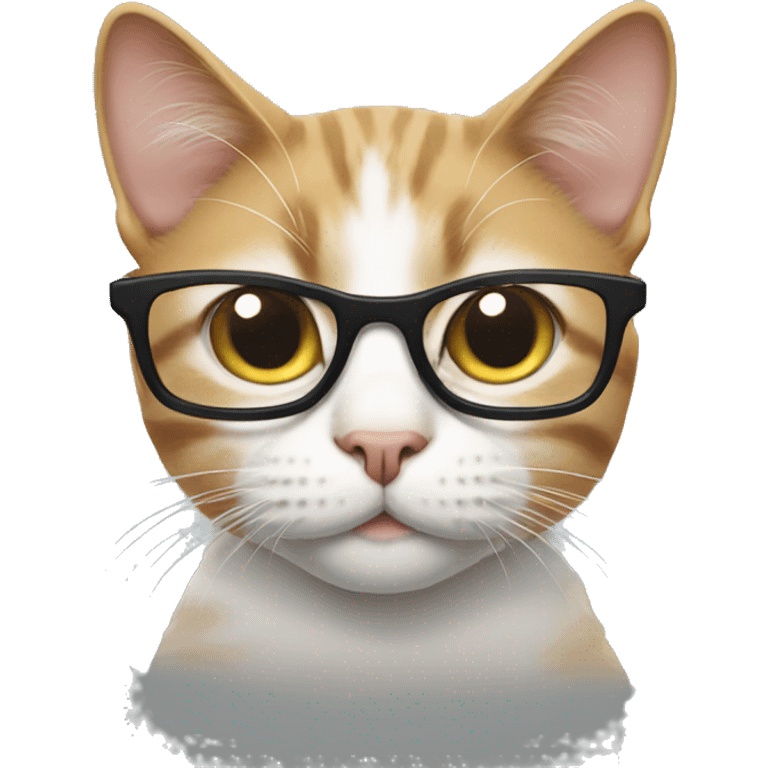 cat with glasses emoji