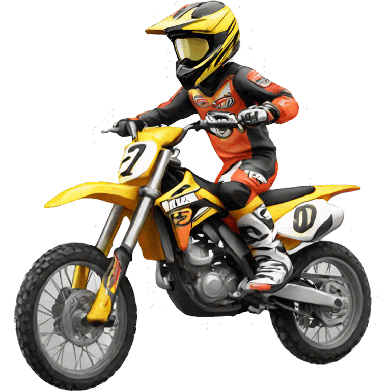 Motocross emoji