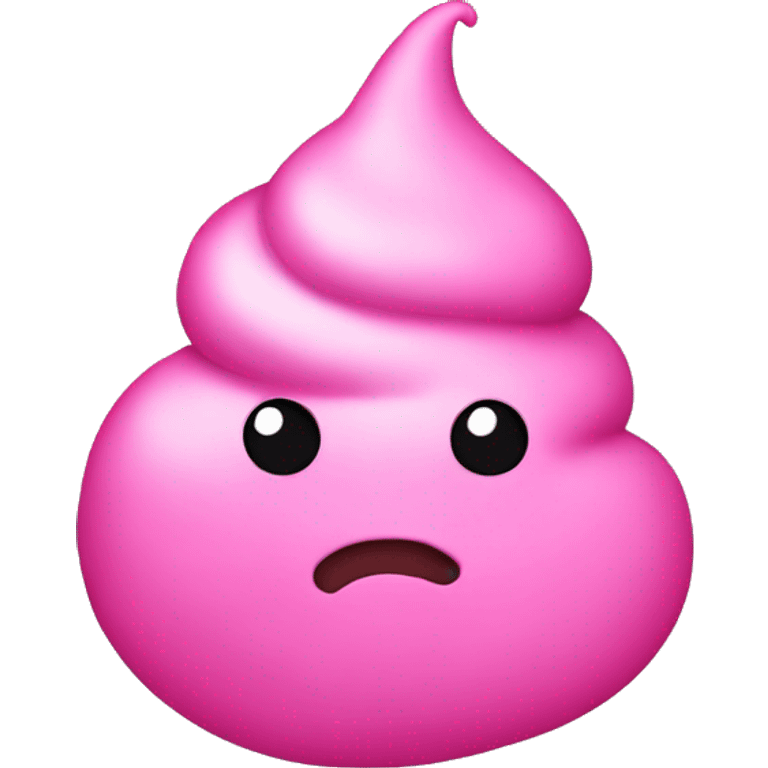 Pink poop emoji  emoji