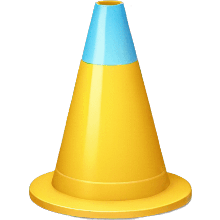 light yellow cone emoji emoji