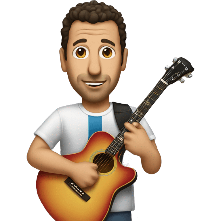 adam sandler playing guitar  emoji