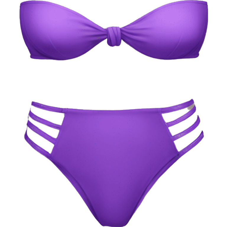 Purple bikini emoji