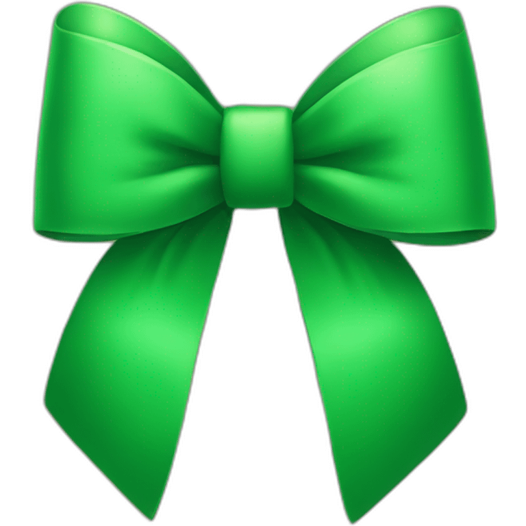 green bow emoji