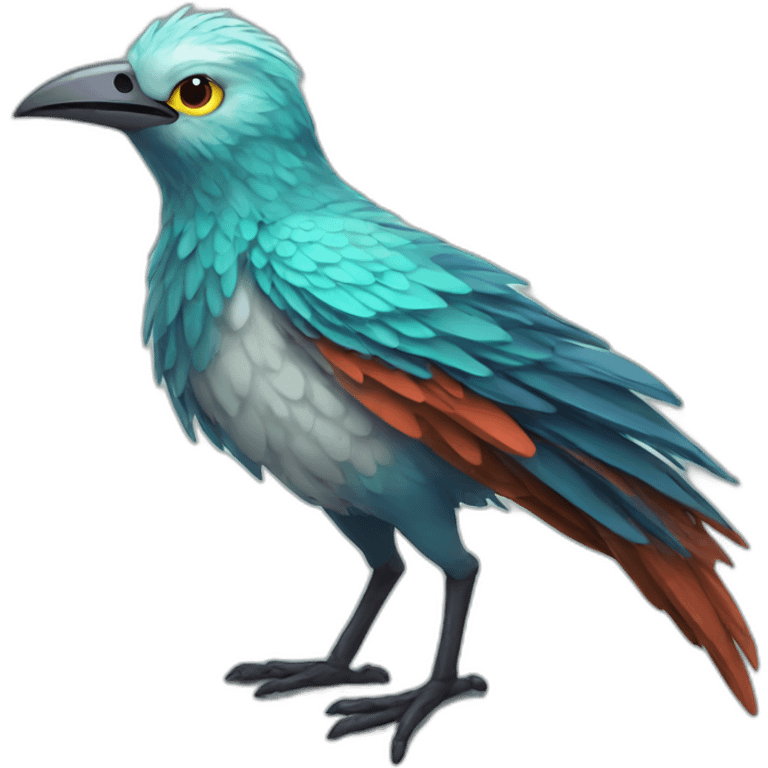 beautiful fantasy bird emoji