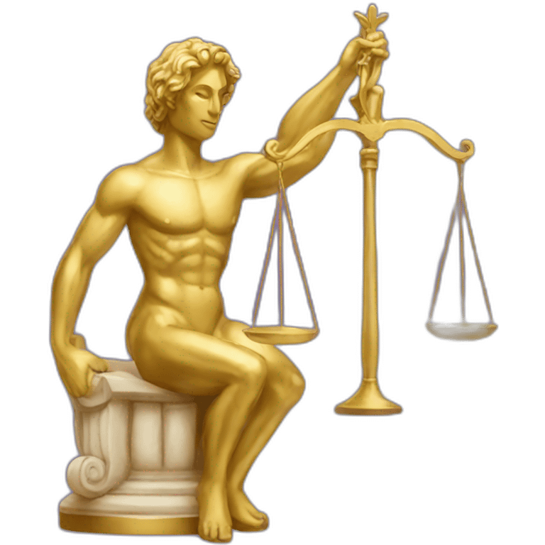 Libra statue emoji