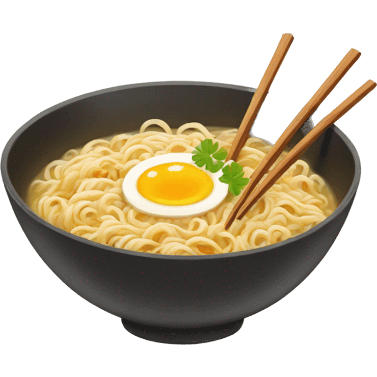 bowl of ramen emoji