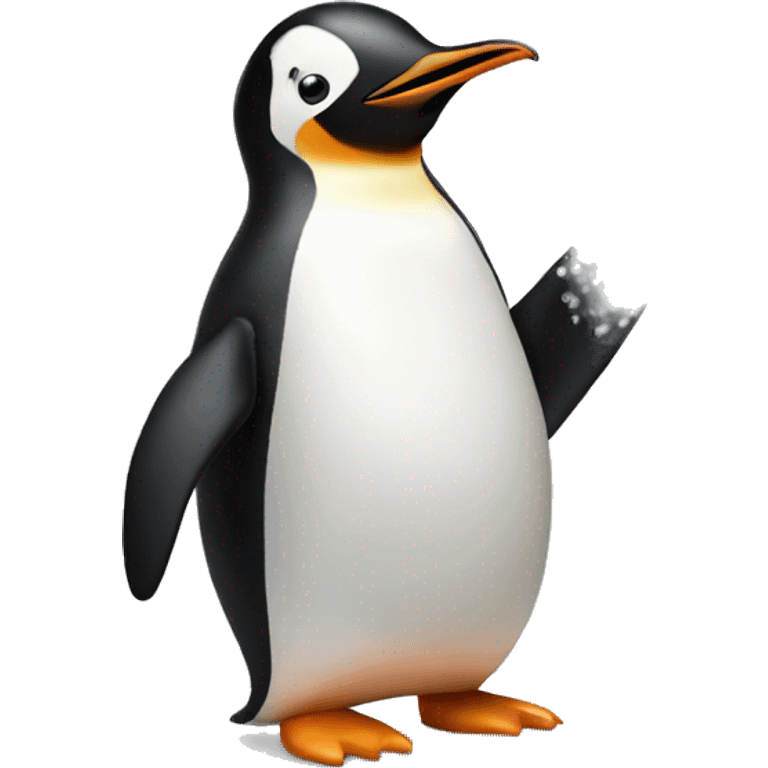 penguin farting emoji