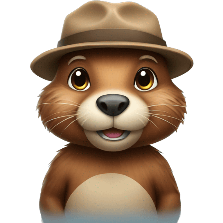 cute beaver emoji