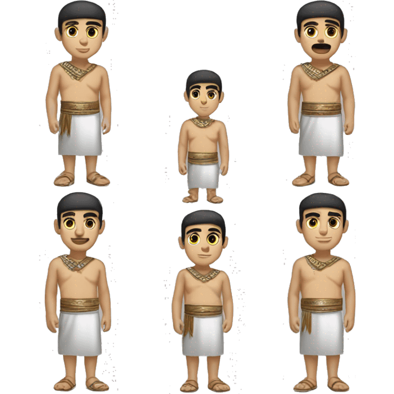 male in traditional Assyrian attire emoji