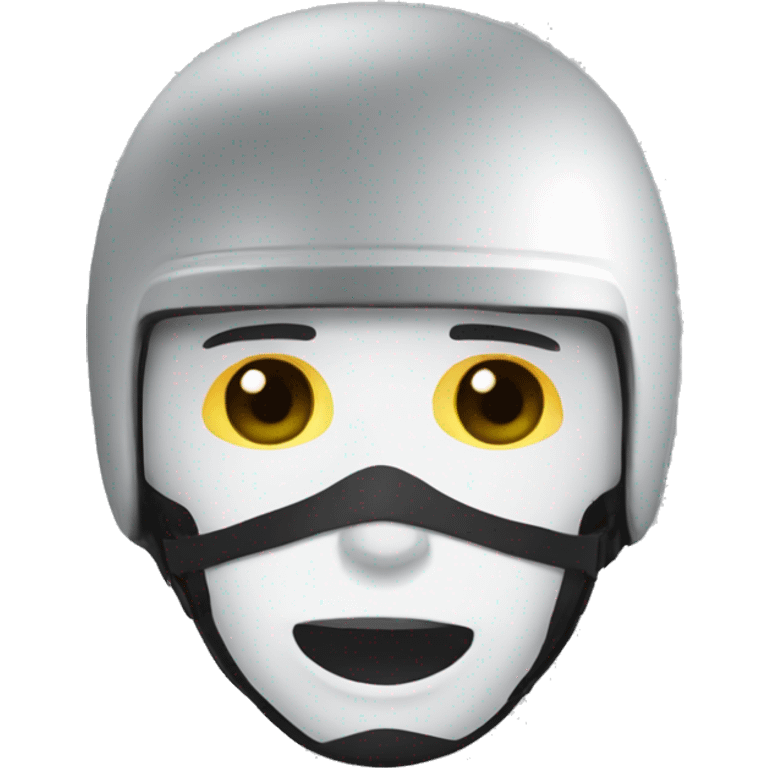 capacete de moto emoji