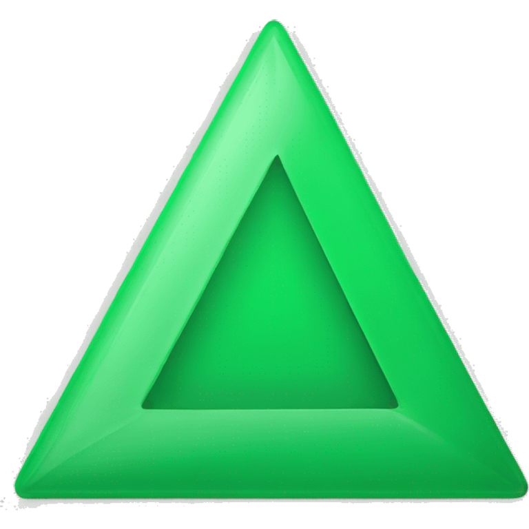 green triangle up emoji