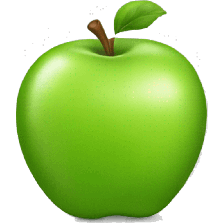 Green apple  emoji