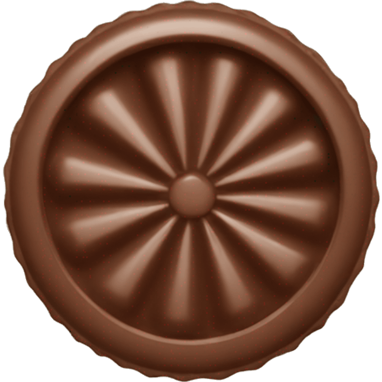 chocolate wheel emoji