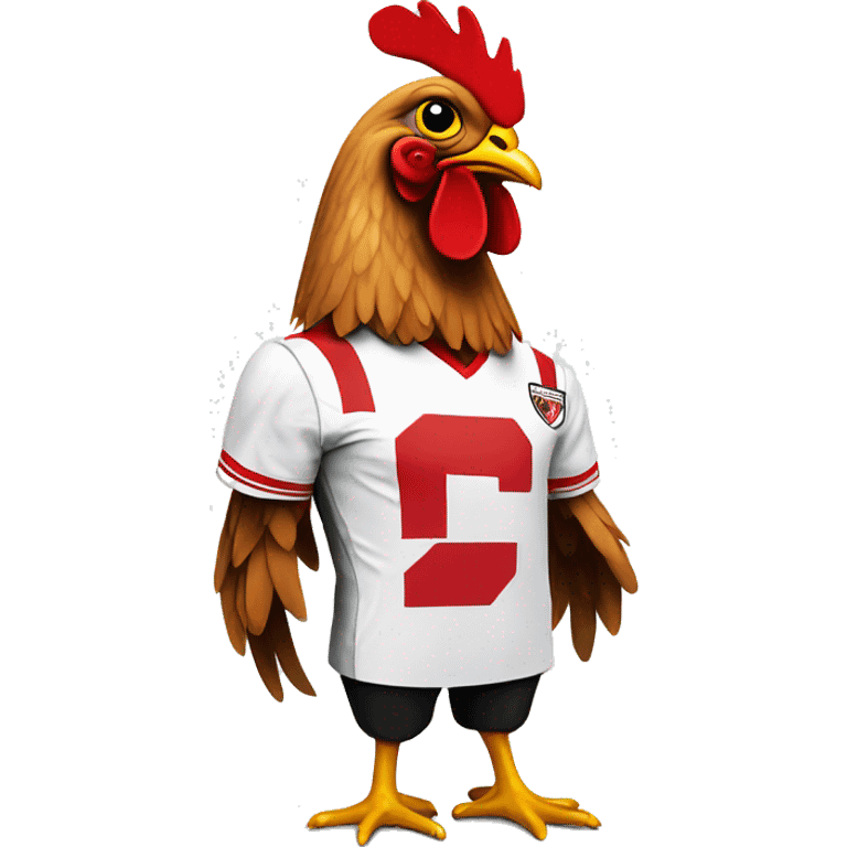 chicken with river plate jersey emoji