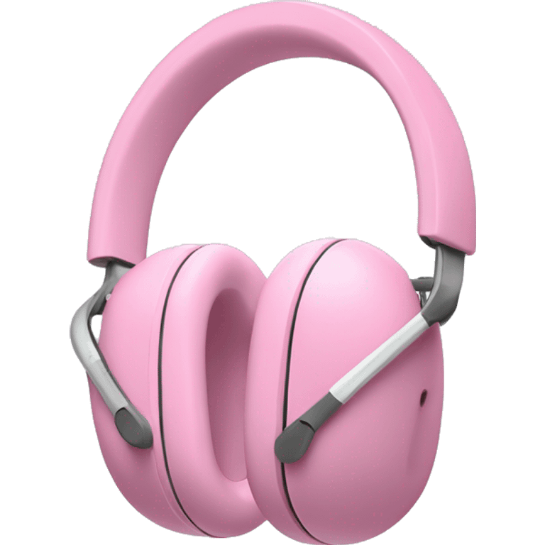 AirPod max headphones pink emoji