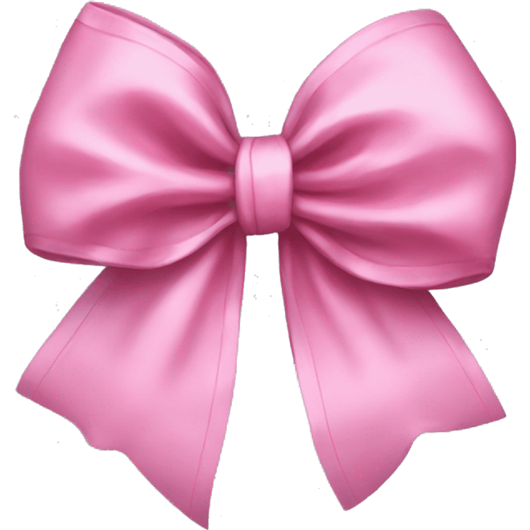 pink realistic bow emoji