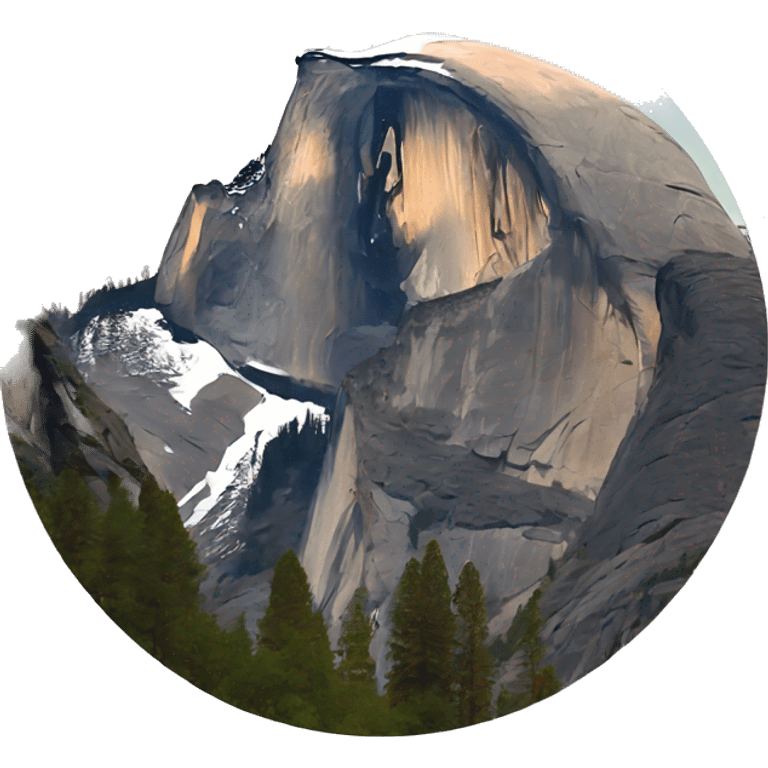 half dome in a circle emoji