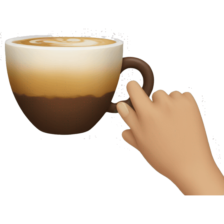 grabbing coffee emoji