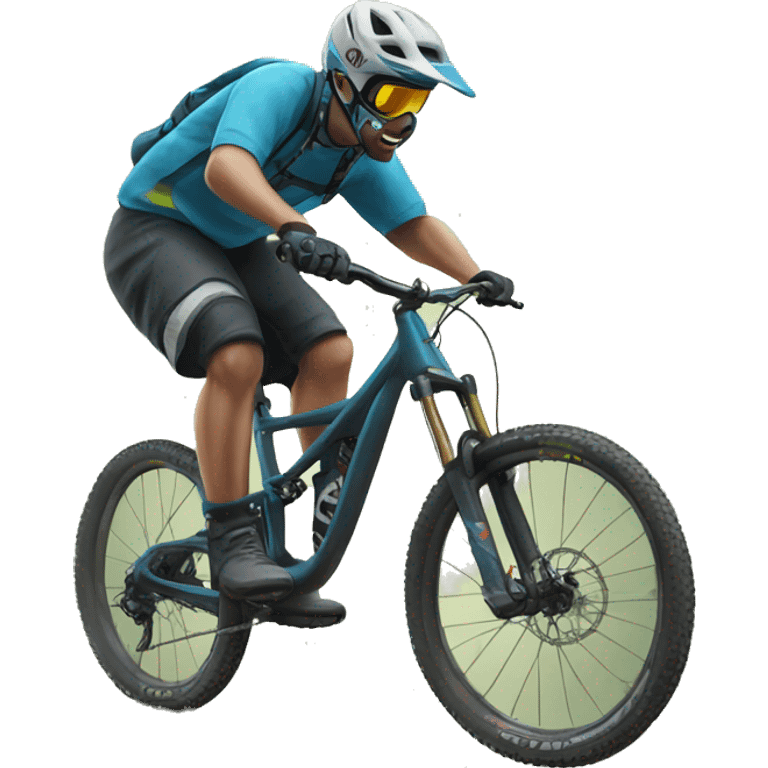 Mtb downhil emoji