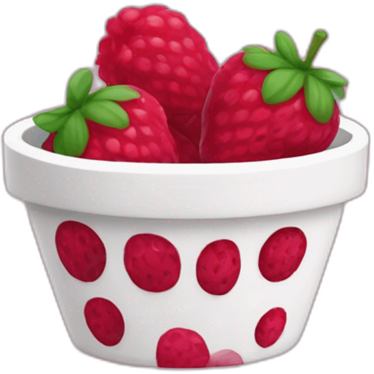 fraise framboise myrtilles emoji